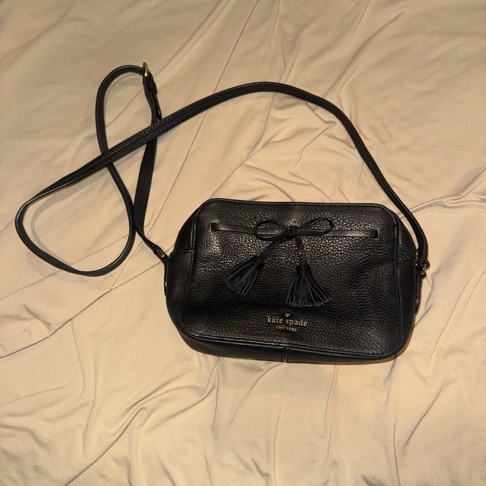 Kate Spade Black Tassel Crossbody Bag